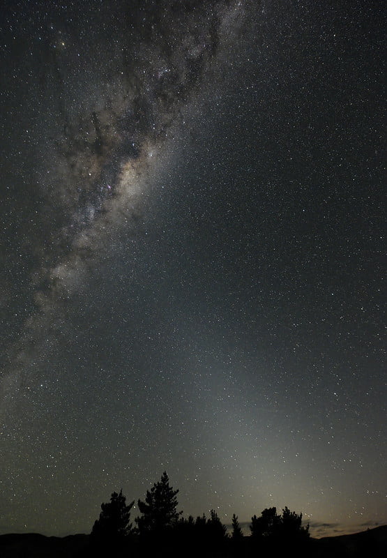 zodiacal light from New Zealand