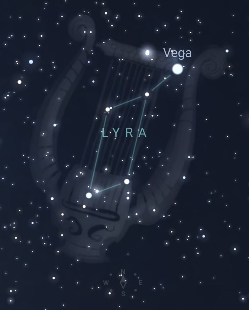Lyra constellation