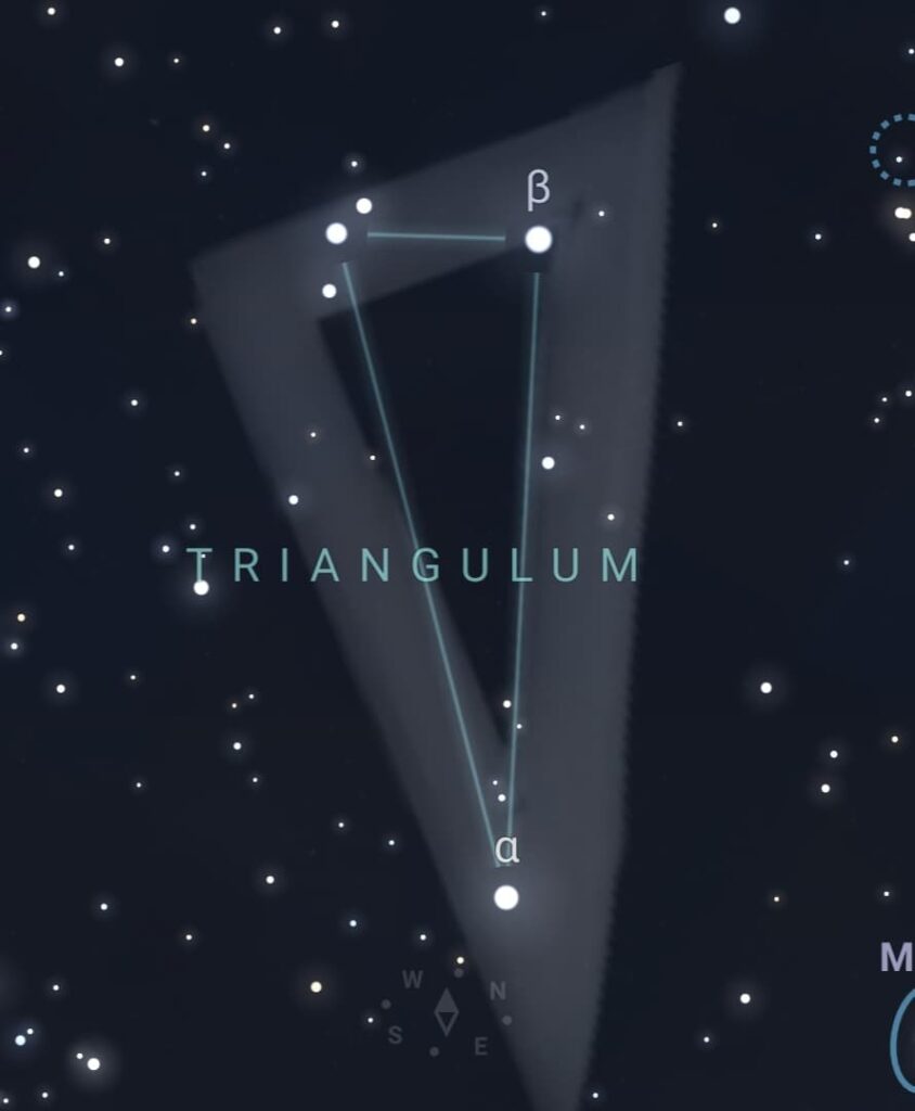 Triangulum constellation