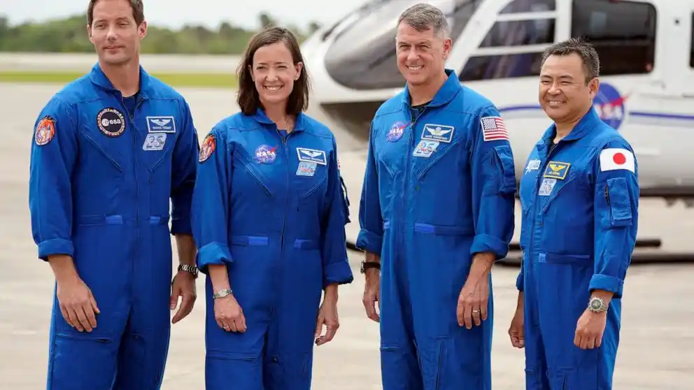 astronaut blue jumpsuit