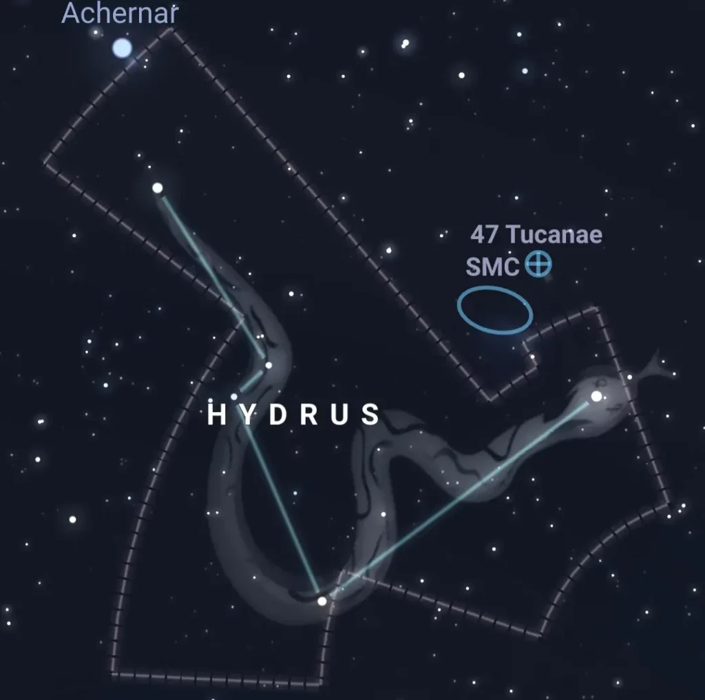 Hydrus constellation