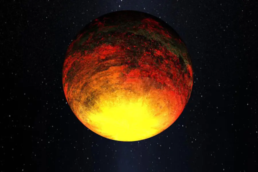 Kepler 10b artist rendition
