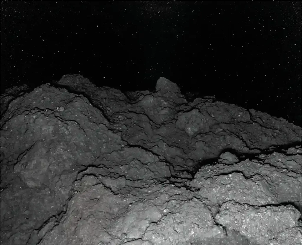 image of asteroid ryugu surface