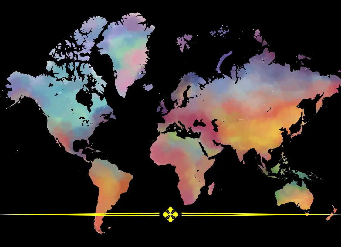 andromeda constellation world map