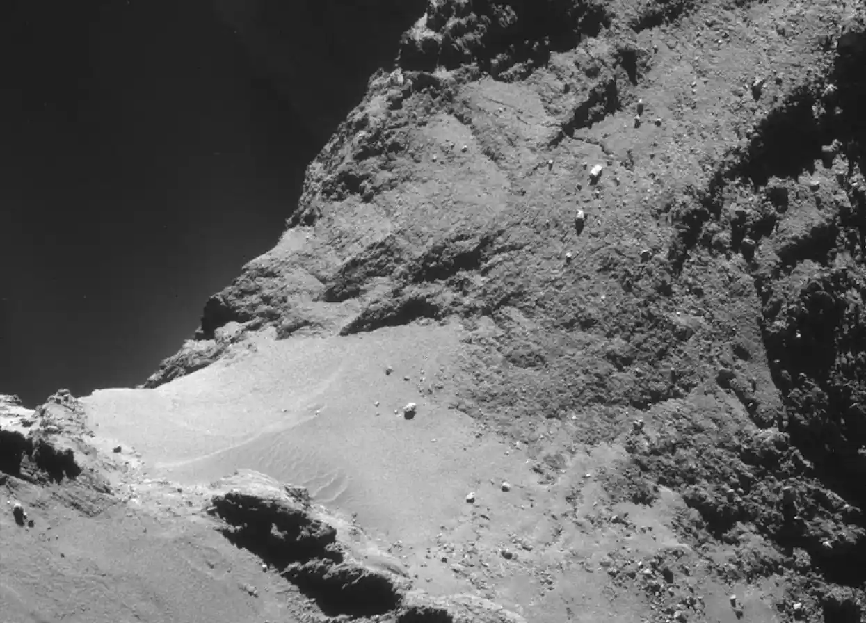 67PC G comet surface image