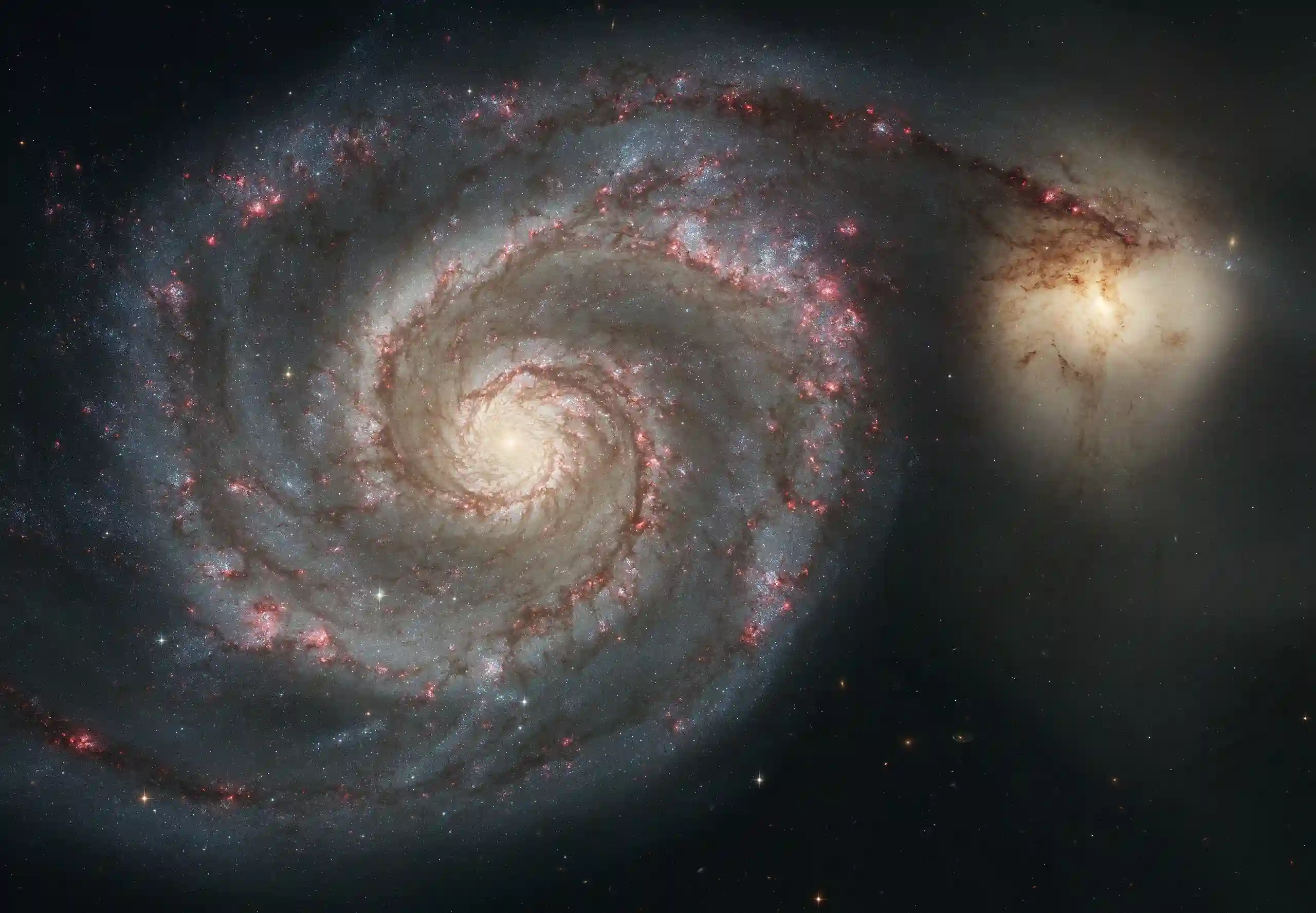 Messier 51 the whirlpool galaxy
