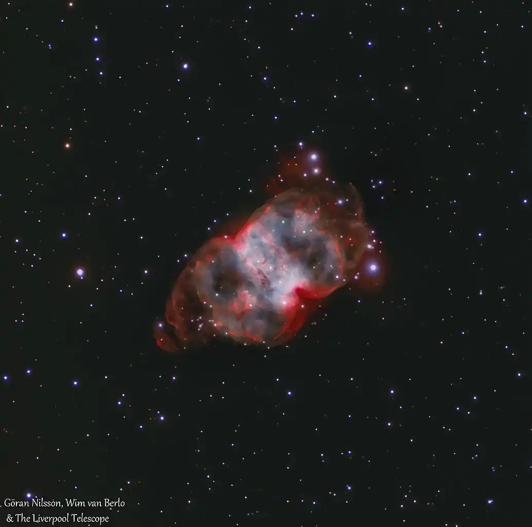 m76 the little dumbbell nebula