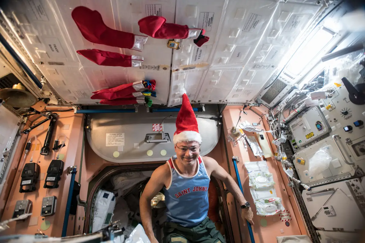 xmas day in space