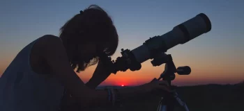 aiming a telescope