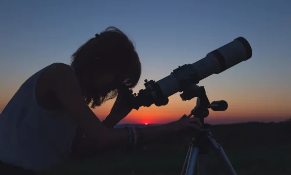 aiming a telescope