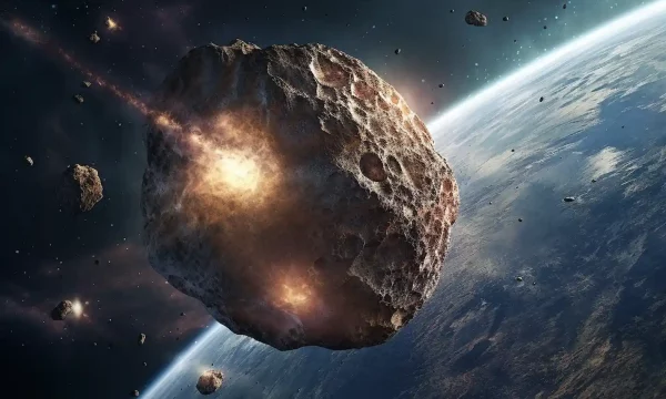 asteroid near earth artist rendition
