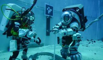 astronaut training underwater