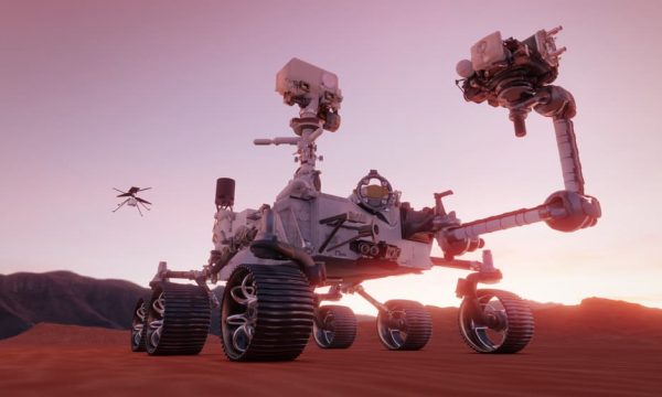 rover on the red planet Mars