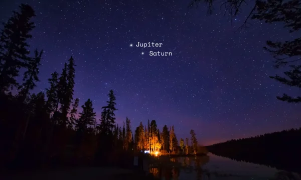 Saturn-Jupiter planetary great conjunction