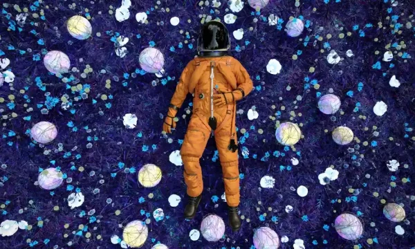 sleeping astronaut