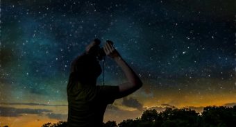 stargazing with binoculars