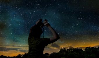 stargazing with binoculars